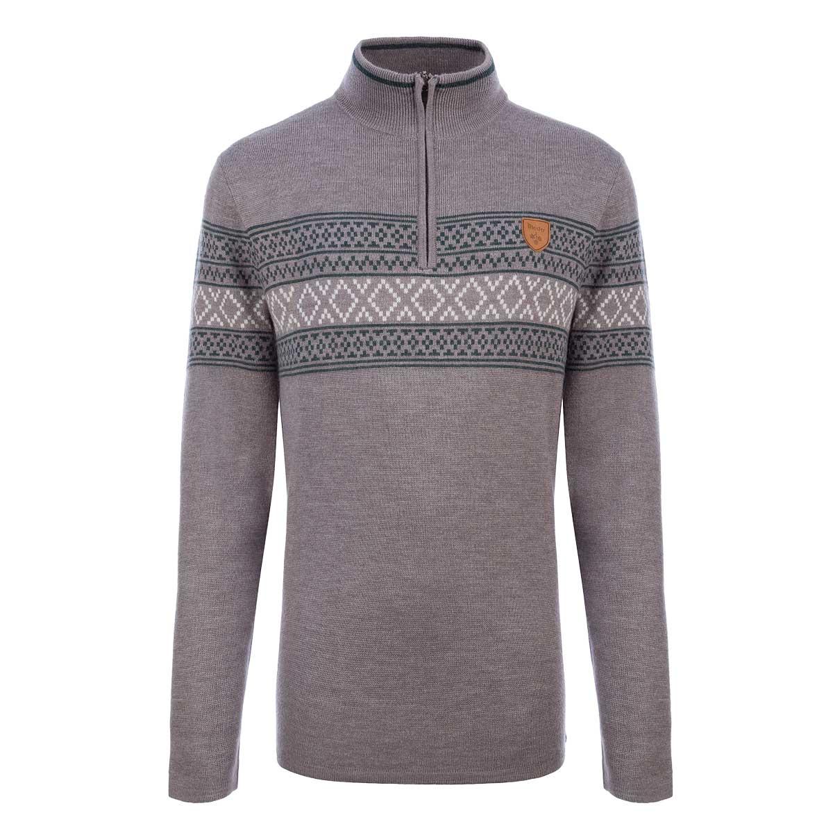 Fera Meister Pablo Sweater Men's in Twig Heather and Olive